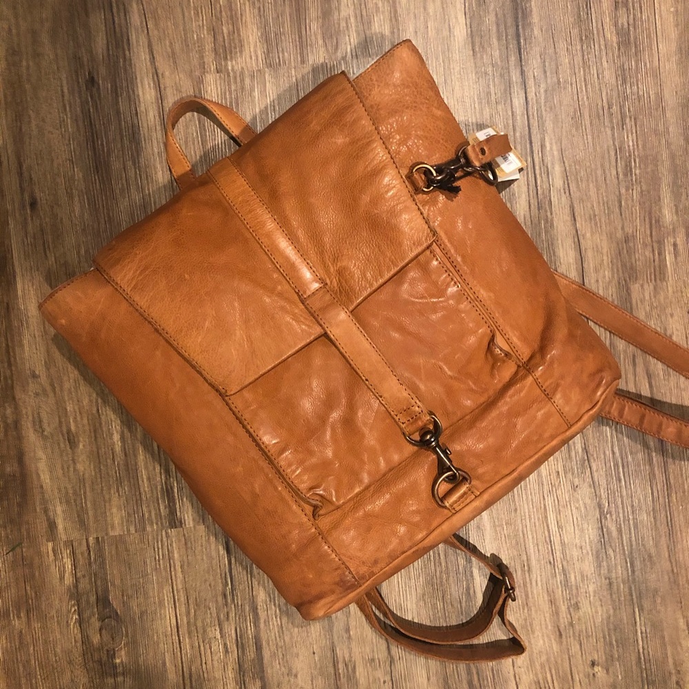 FRYE Leather Backpack